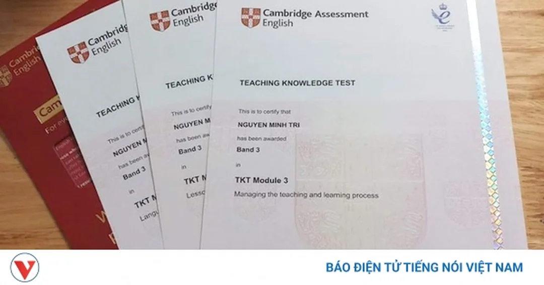 Chứng chỉ B1 Cambridge tại trung tâm khảo thí chứng chỉ b1 cambridge tại trung tâm khảo thí