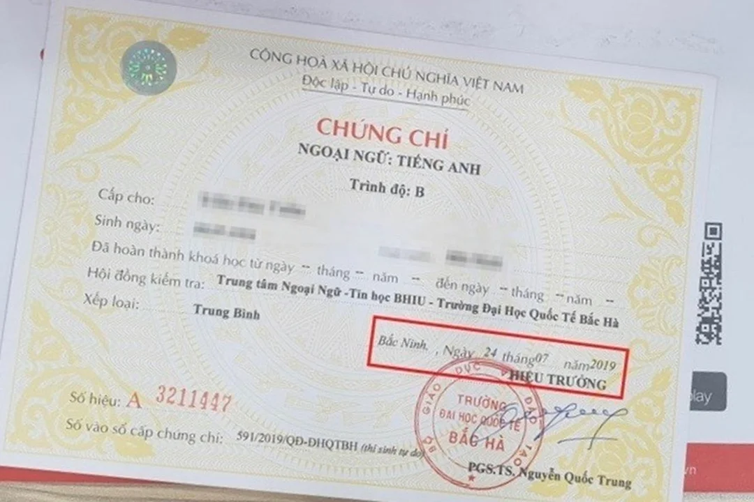 chứng chỉ tiếng anh trình độ b so sánh với VSTEP TOEIC IELTS