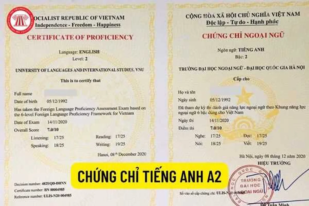 chứng chỉ tiếng anh trình độ b và câu hỏi thường gặp