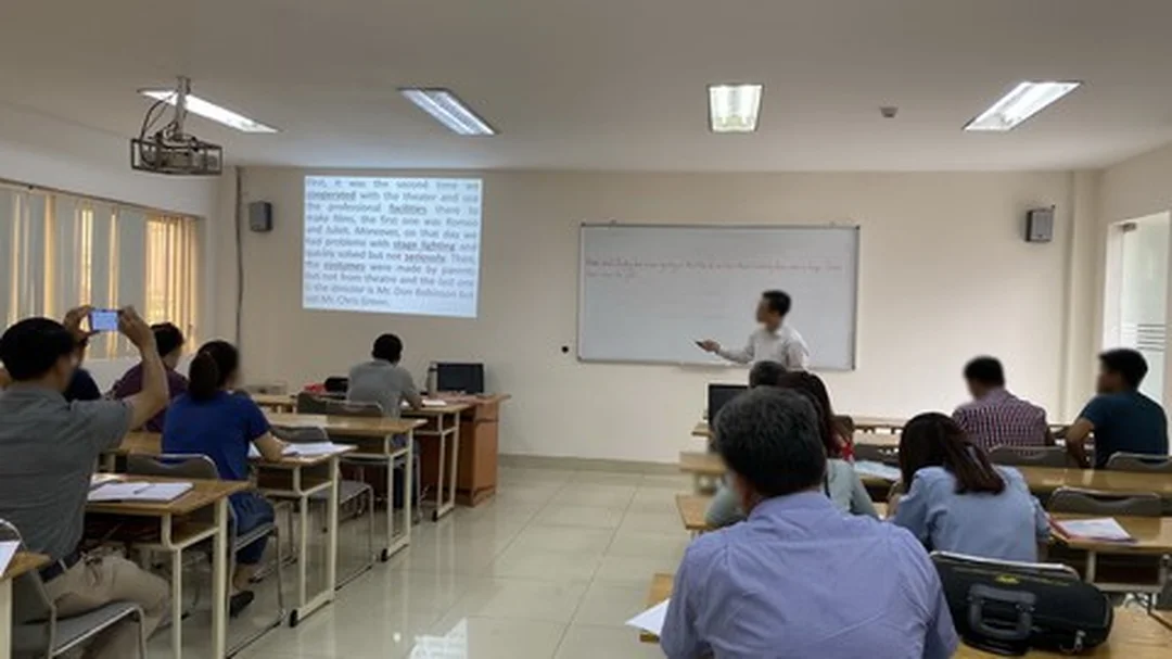 Lớp học ôn thi chứng chỉ b1 thực tế