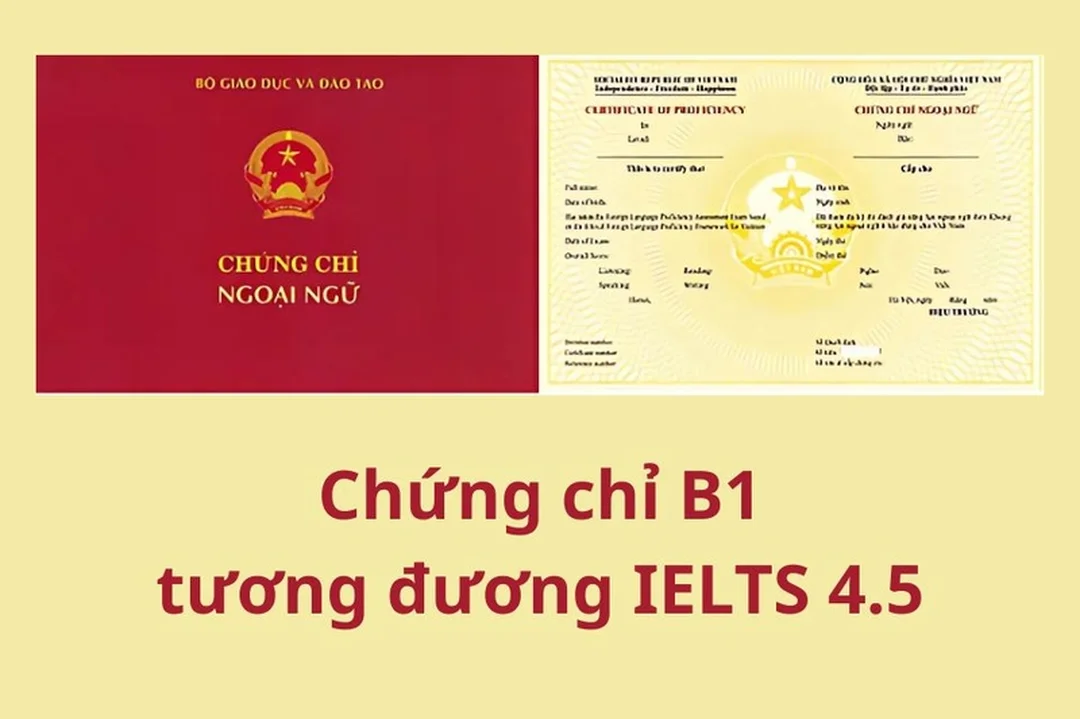 Quy đổi chứng chỉ B1 anh văn quy đổi chứng chỉ b1 anh văn sang các chứng chỉ tiếng Anh khác