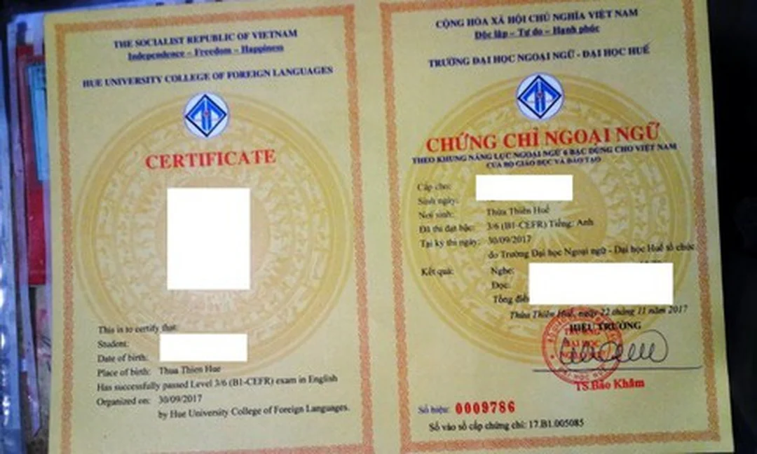 Thí sinh tìm hiểu các trường được cấp chứng chỉ b1 trước khi đăng ký