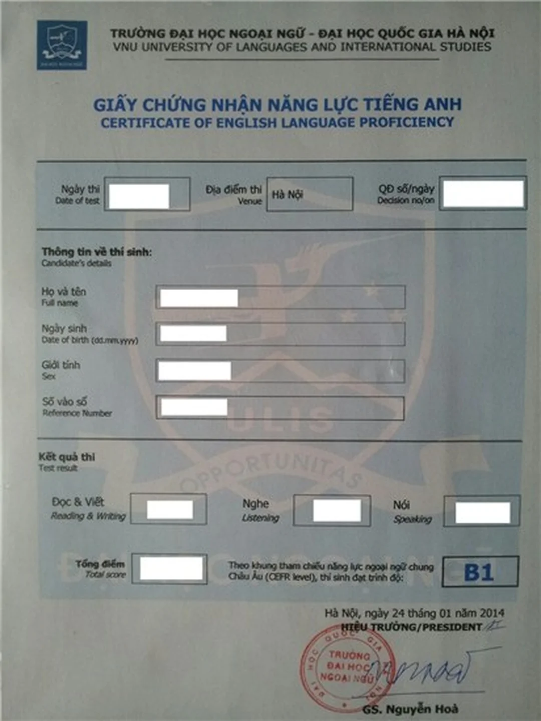 Thời hạn chứng chỉ tiếng Anh B1 trong hồ sơ học tập và tuyển dụng thời hạn chứng chỉ tiếng anh b1 trong hồ sơ học tập và tuyển dụng