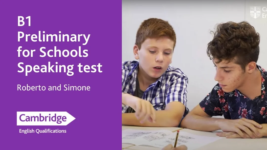 Video luyện nói chứng chỉ B1 Cambridge Speaking test