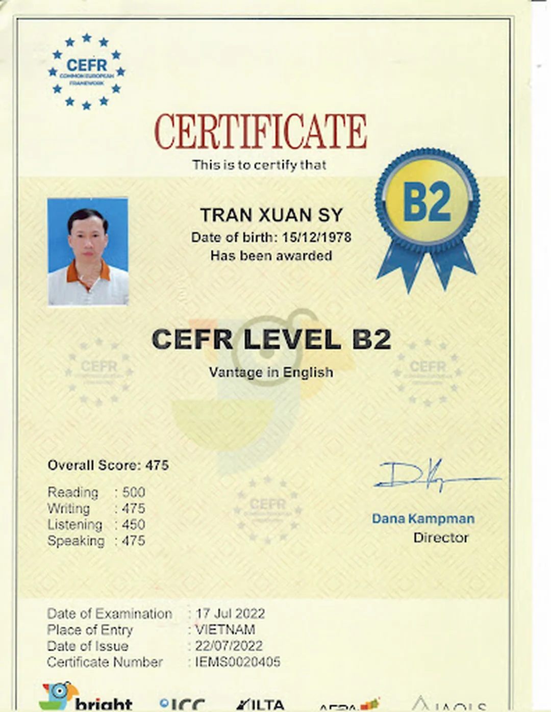 chứng chỉ tiếng anh b còn giá trị không khi chọn thi VSTEP
