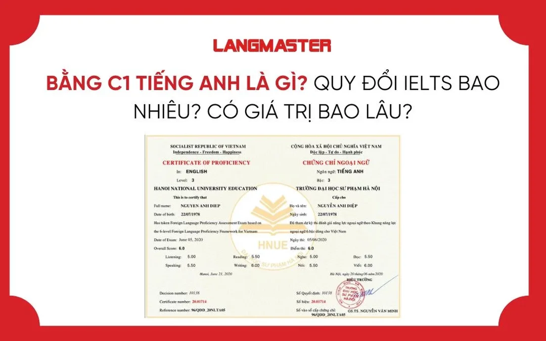 chứng chỉ tiếng anh b còn giá trị không khi thi công chức