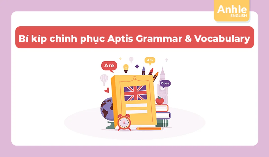Cấu trúc grammar vocabulary Aptis trên hệ thống làm bài trực tuyến