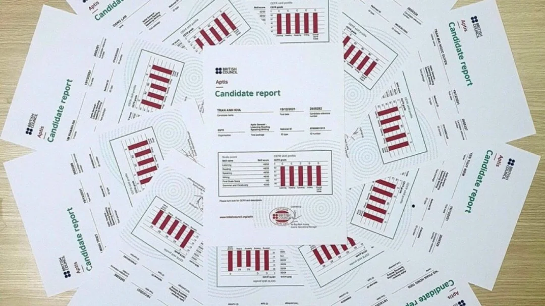 Chứng chỉ Aptis A2